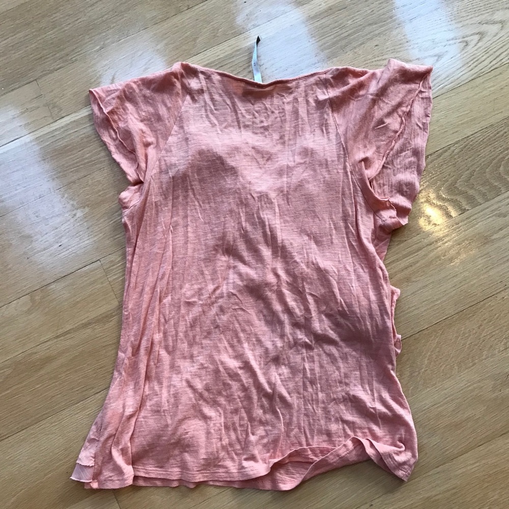 LC Lauren Conrad Blush Asymmetrical Blouse - Picture 4 of 4